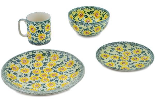 Place Settings | Ceramika Bona Place Setting 10" Sunflower Fields Kitchen & Dining Ceramika Bona