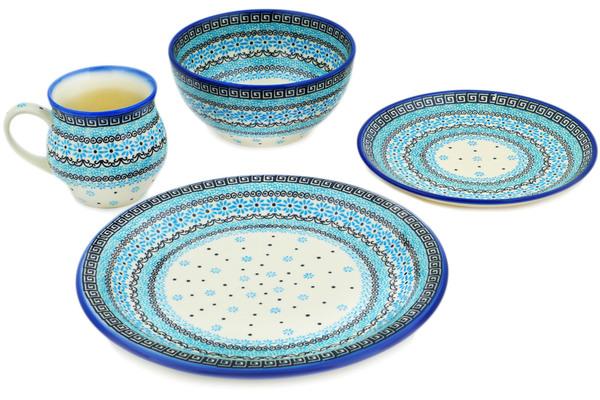 Place Settings | Dalia 4-Piece Place Setting Baby Blues UNIKAT Kitchen & Dining Dalia