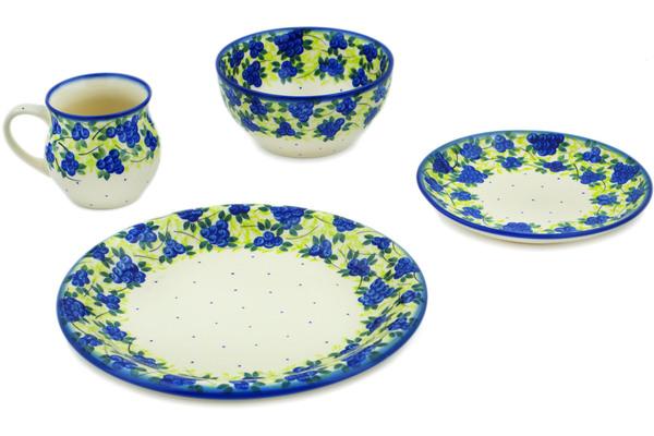 Place Settings | Dalia 4-Piece Place Setting Blueberries Season UNIKAT Kitchen & Dining Dalia