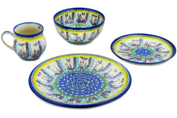 Place Settings | Dalia 4-Piece Place Setting Long Lavender UNIKAT Kitchen & Dining Dalia