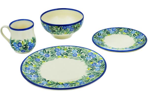 Place Settings | Stara Fabryka 4-Piece Place Setting Thistle Kitchen & Dining Place Settings