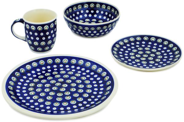 Place Settings | Zaklady Ceramiczne Place Setting 11" Peacock Eyes Kitchen & Dining Place Settings