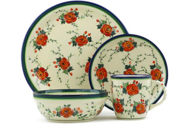 Place Settings | Zaklady Ceramiczne Place Setting 11" Polish Roses UNIKAT Kitchen & Dining Place Settings