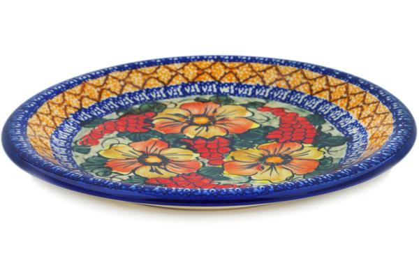 Plates | Cer-Raf Plate 10" Colorful Bouquet UNIKAT Plates Cer-Raf