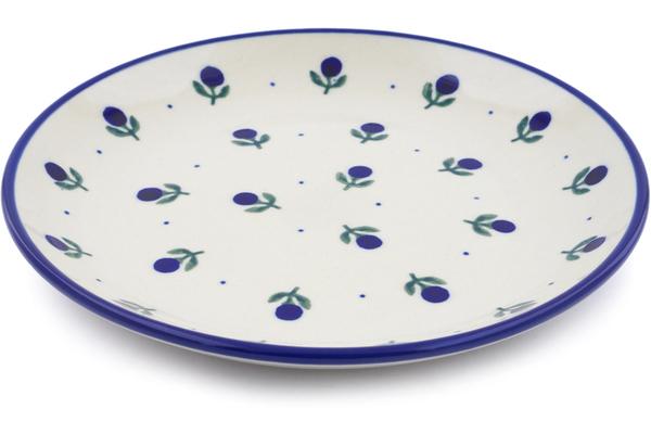 Plates | Ceramika Artystyczna Dessert Plate Blue Buds Plates Ceramika Artystyczna