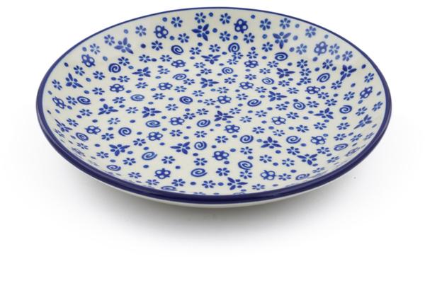 Plates | Ceramika Artystyczna Dessert Plate Blue Confetti Plates Ceramika Artystyczna