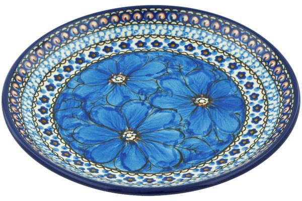 Plates | Ceramika Artystyczna Dessert Plate Cobalt Poppies UNIKAT Plates Ceramika Artystyczna