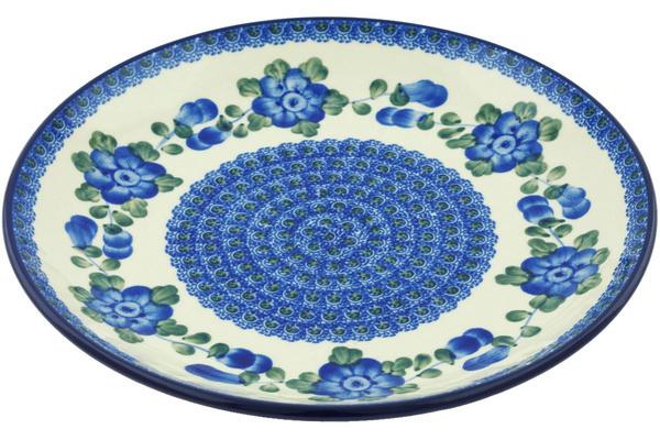 Plates | Ceramika Artystyczna Dinner Plate 10u00bd-inch Blue Poppies Plates Ceramika Artystyczna