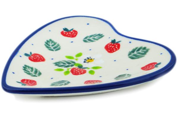 Plates | Ceramika Artystyczna Tea Bag or Lemon Plate 3" Berry Burst Kitchen & Dining Ceramika Artystyczna