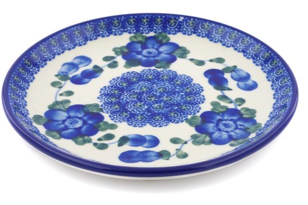 Plates | Ceramika Artystyczna Toast Plate Blue Poppies Plates Ceramika Artystyczna