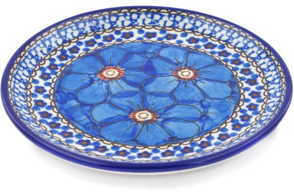 Plates | Ceramika Artystyczna Toast Plate Cobalt Poppies UNIKAT Plates Ceramika Artystyczna