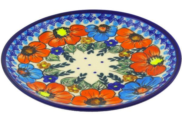 Plates | Ceramika Bona Dessert Plate 7u00bd-inch Bold Poppies Plates Ceramika Bona