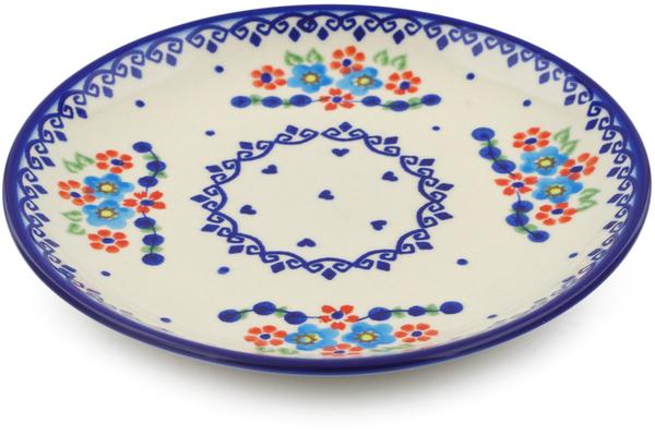 Plates | Ceramika Bona Dessert Plate 7u00bd-inch Hearts And Flowers Plates Ceramika Bona