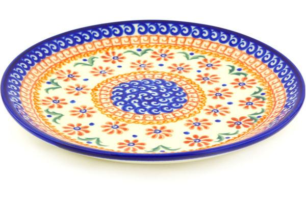 Plates | Ceramika Bona Dessert Plate 7u00bd-inch Red Daisy Ceramika Bona