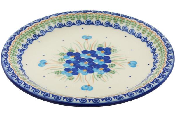 Plates | Ceramika Bona Plate 10" Blue Pansy Plates Ceramika Bona