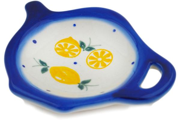 Plates | Ceramika Bona Tea Bag or Lemon Plate 4" When Life Gives You Lemons Kitchen & Dining Ceramika Bona