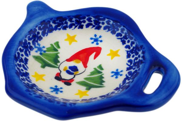 Plates | Ceramika Nina Tea Bag or Lemon Plate 4" Twinkle Twinkle Little Gnome Kitchen & Dining Ceramika Nina