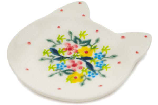 Plates | Vena Tea Bag or Lemon Plate 4" Wildflower Plait Kitchen & Dining Plates