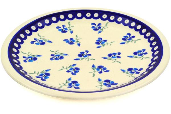 Plates | Zaklady Ceramiczne Plate 11" Cobalt Pansy Plates Plates