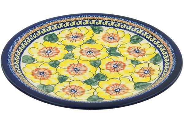 Plates | Zaklady Ceramiczne Plate 11" Lemon Poppies UNIKAT Plates Plates