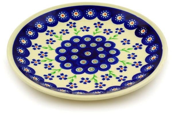 Plates | Zaklady Ceramiczne Plate 7" Bright Peacock Daisy Plates Plates