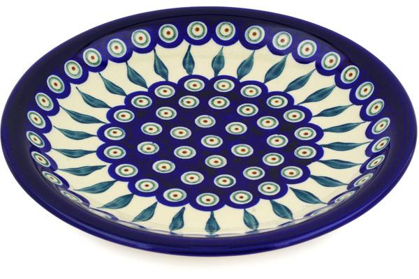 Plates | Zaklady Ceramiczne Plate 9" Peacock Leaves Plates Plates