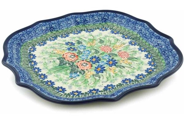 Platters | Ceramika Artystyczna 8 Point Plate Brilliant Bouquet UNIKAT Plates & Platters Ceramika Artystyczna