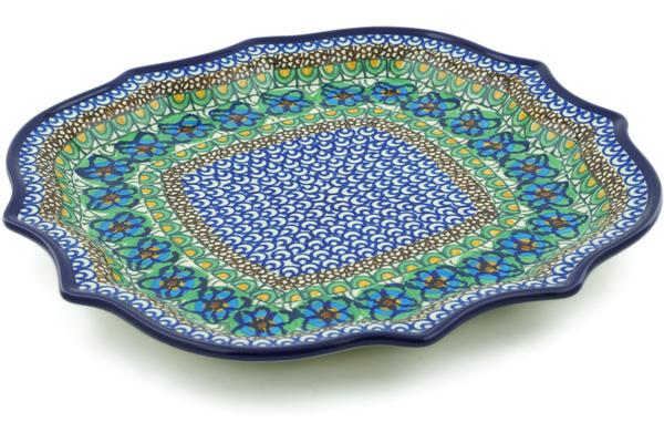 Platters | Ceramika Artystyczna 8 Point Plate Mardi Gras UNIKAT Plates & Platters Ceramika Artystyczna