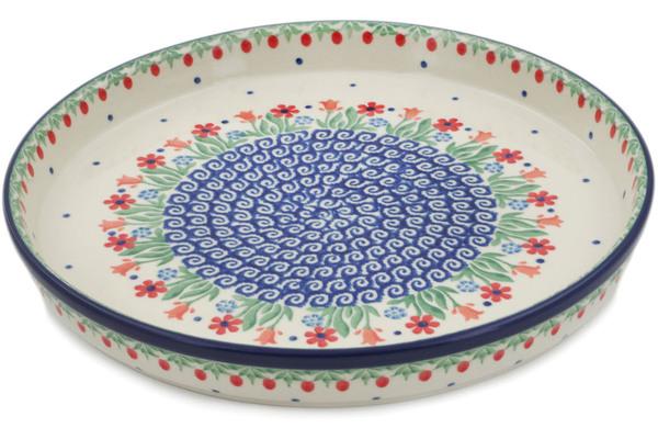 Platters | Ceramika Artystyczna Cookie Platter 10" Babciau0027s Garden Plates & Platters Ceramika Artystyczna