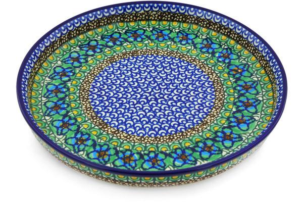 Platters | Ceramika Artystyczna Cookie Platter 10" Mardi Gras UNIKAT Plates & Platters Ceramika Artystyczna