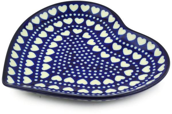 Platters | Ceramika Artystyczna Heart Shaped Platter 9" Heart To Heart Plates & Platters Ceramika Artystyczna