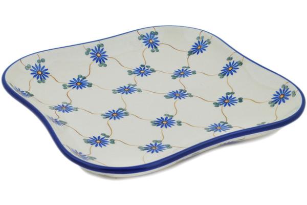 Platters | Ceramika Artystyczna Platter 10" Aster Trellis Plates & Platters Ceramika Artystyczna