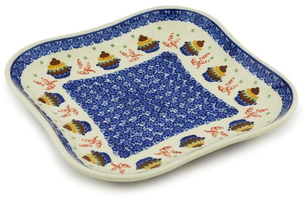 Platters | Ceramika Artystyczna Platter 10" Birthday Cupcake Plates & Platters Ceramika Artystyczna