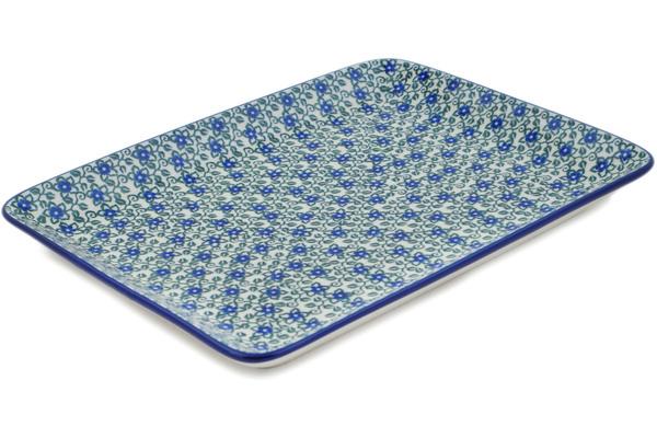 Platters | Ceramika Artystyczna Platter 10" Lobelia Vines Plates & Platters Ceramika Artystyczna