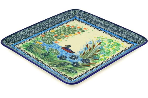 Platters | Ceramika Artystyczna Platter 11" Mallard Meadow UNIKAT Plates & Platters Ceramika Artystyczna