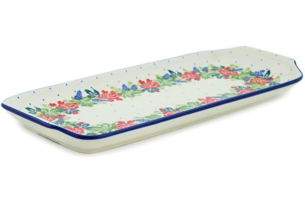 Platters | Ceramika Artystyczna Platter 13" Blooming Garden Plates & Platters Ceramika Artystyczna