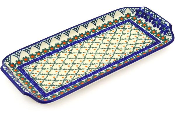 Platters | Ceramika Artystyczna Platter 13" Primrose Trellis Plates & Platters Ceramika Artystyczna