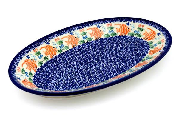 Platters | Ceramika Artystyczna Platter 14" Angel Fish Plates & Platters Ceramika Artystyczna