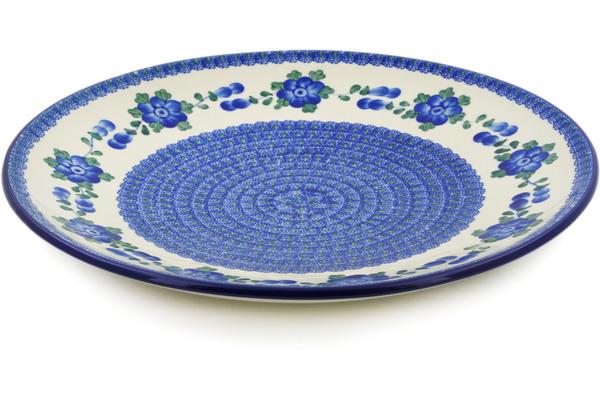 Platters | Ceramika Artystyczna Platter 14" Blue Poppies Plates & Platters Ceramika Artystyczna