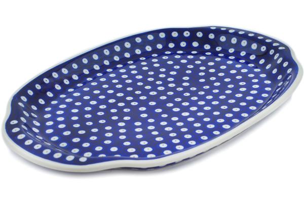 Platters | Ceramika Artystyczna Platter 15" Blue Eyes Plates & Platters Ceramika Artystyczna