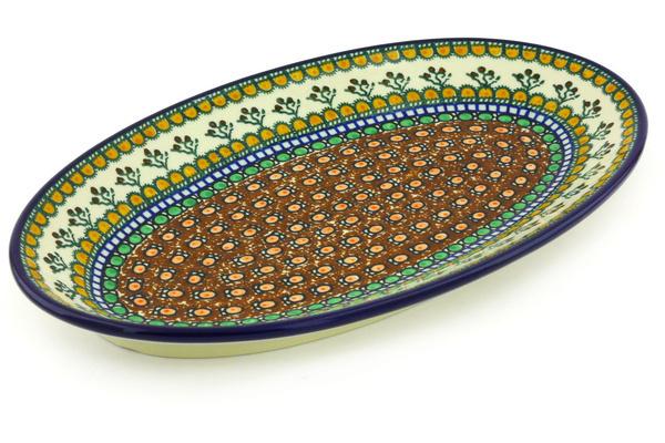 Platters | Ceramika Artystyczna Platter 15" Cranberry Medley UNIKAT Plates & Platters Ceramika Artystyczna