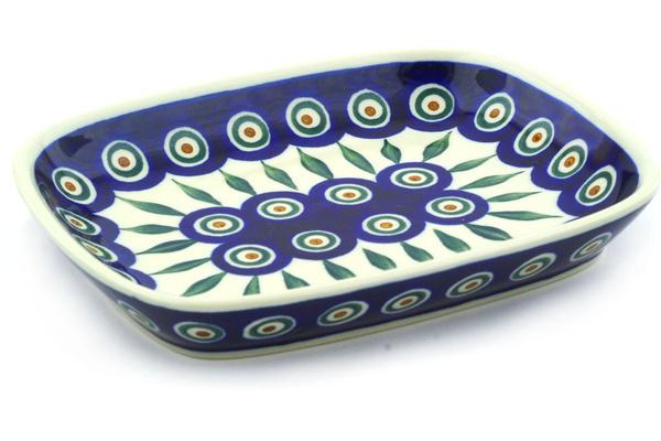 Platters | Ceramika Artystyczna Platter 7" Peacock Leaves Plates & Platters Ceramika Artystyczna