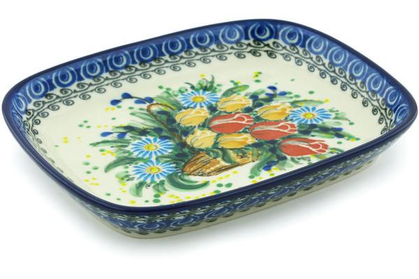 Platters | Ceramika Artystyczna Platter 7" Tulip Splendor UNIKAT Plates & Platters Ceramika Artystyczna