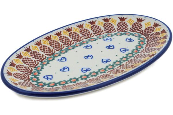 Platters | Ceramika Artystyczna Platter 8" Pineapple Paradise Plates & Platters Ceramika Artystyczna