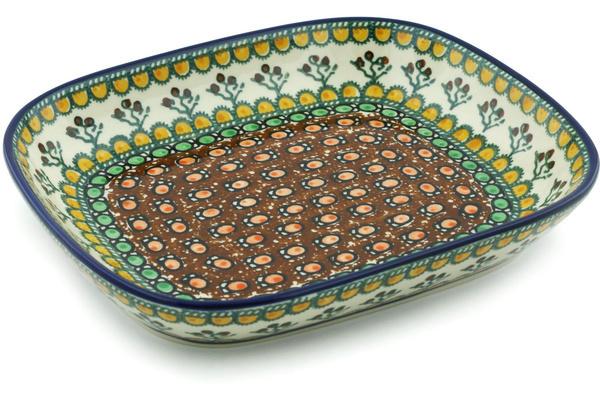 Platters | Ceramika Artystyczna Platter 9" Cranberry Medley UNIKAT Plates & Platters Ceramika Artystyczna