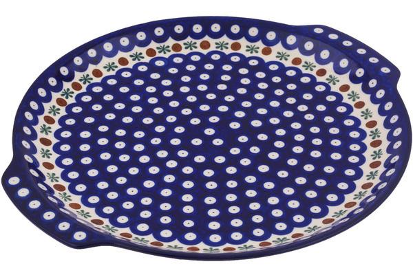 Platters | Ceramika Artystyczna Platter with Handles 13" Mosquito Plates & Platters Ceramika Artystyczna