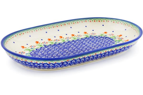 Platters | Ceramika Bona Platter 11" Spring Flowers Plates & Platters Ceramika Bona