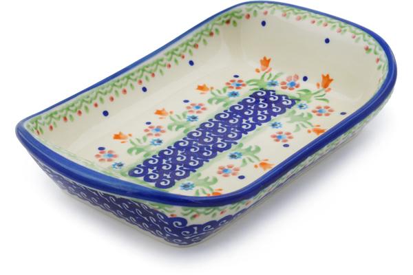 Platters | Ceramika Bona Platter with Handles 7" Spring Flowers Plates & Platters Ceramika Bona