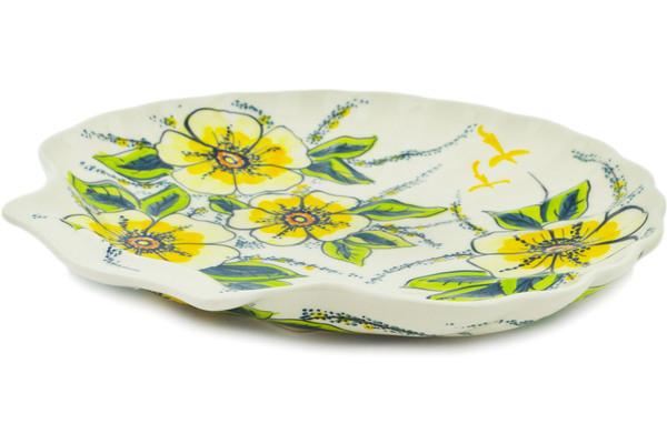 Platters | Vena 11" Fluted Shell Shaped Platter Hawaii Sunshine UNIKAT Plates & Platters Platters