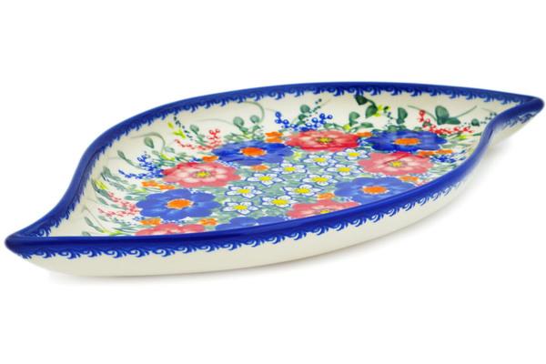 Platters | Vena Platter 14" Polish Garden UNIKAT Plates & Platters Platters